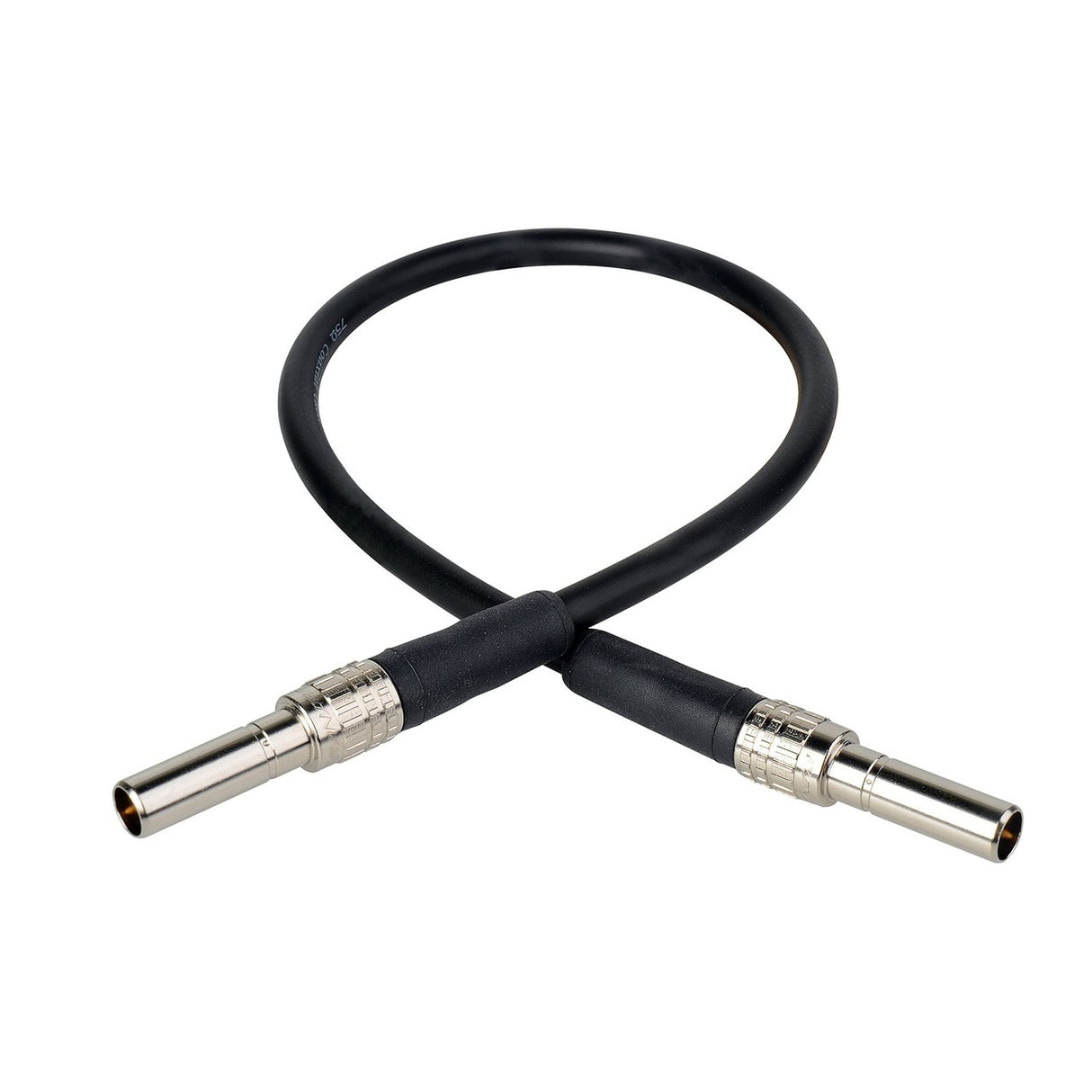 Canare MVPC002FBK | 2ft Mid Size Video Patchbay Cable Black