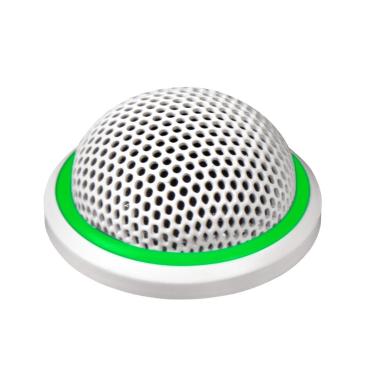 Shure MX395W/C-LED Microflex Cardioid Low Profile Boundary Microphone with Bi-Color Status Indicator, White