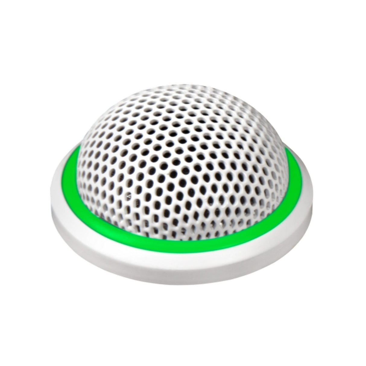 Shure MX395W/O-LED Microflex Omnidirectional Low Profile Boundary Microphone with Bi-Color Status Indicator, White