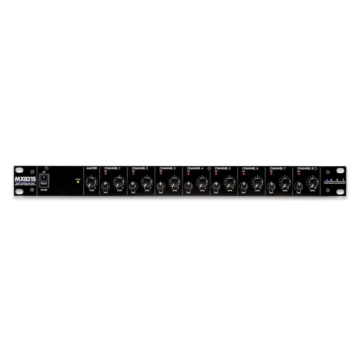 ART MX821S 8-Channel Mic/Line Mixer with Stereo Outputs