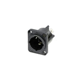 Neutrik NAC3MPX-TOP Receptacle End Connector PowerCON TRUE1 TOP Male Power in 1/4 Inch Flat Tab Terminals