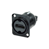 Neutrik NAHDMI-W-B HDMI 1.4 Feedthrough Adapter Black