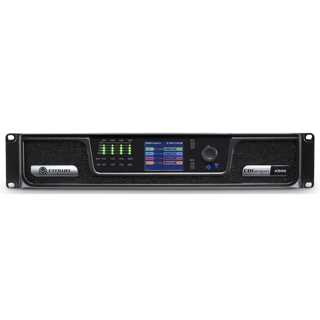 Crown CDi DriveCore 4 600 | 4 Channel 600W Analog Power Amplifier