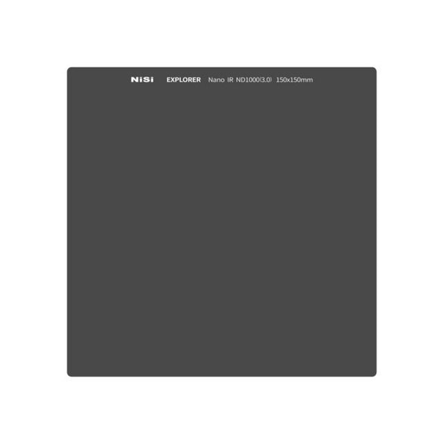 NiSi Explorer Collection 150x150mm Nano IR Neutral Density Filter ND1000 3.0 10 Stop