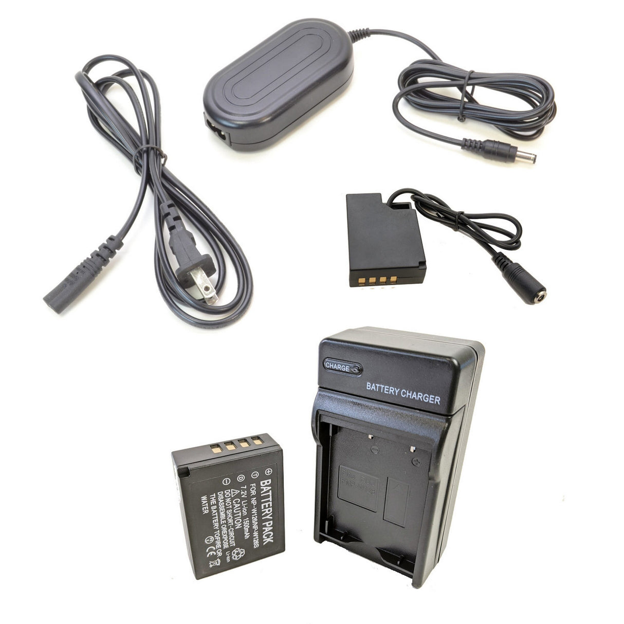 Bescor NPW126SPRO NPW126S Battery, Charger, Coupler and AC Adapter Kit