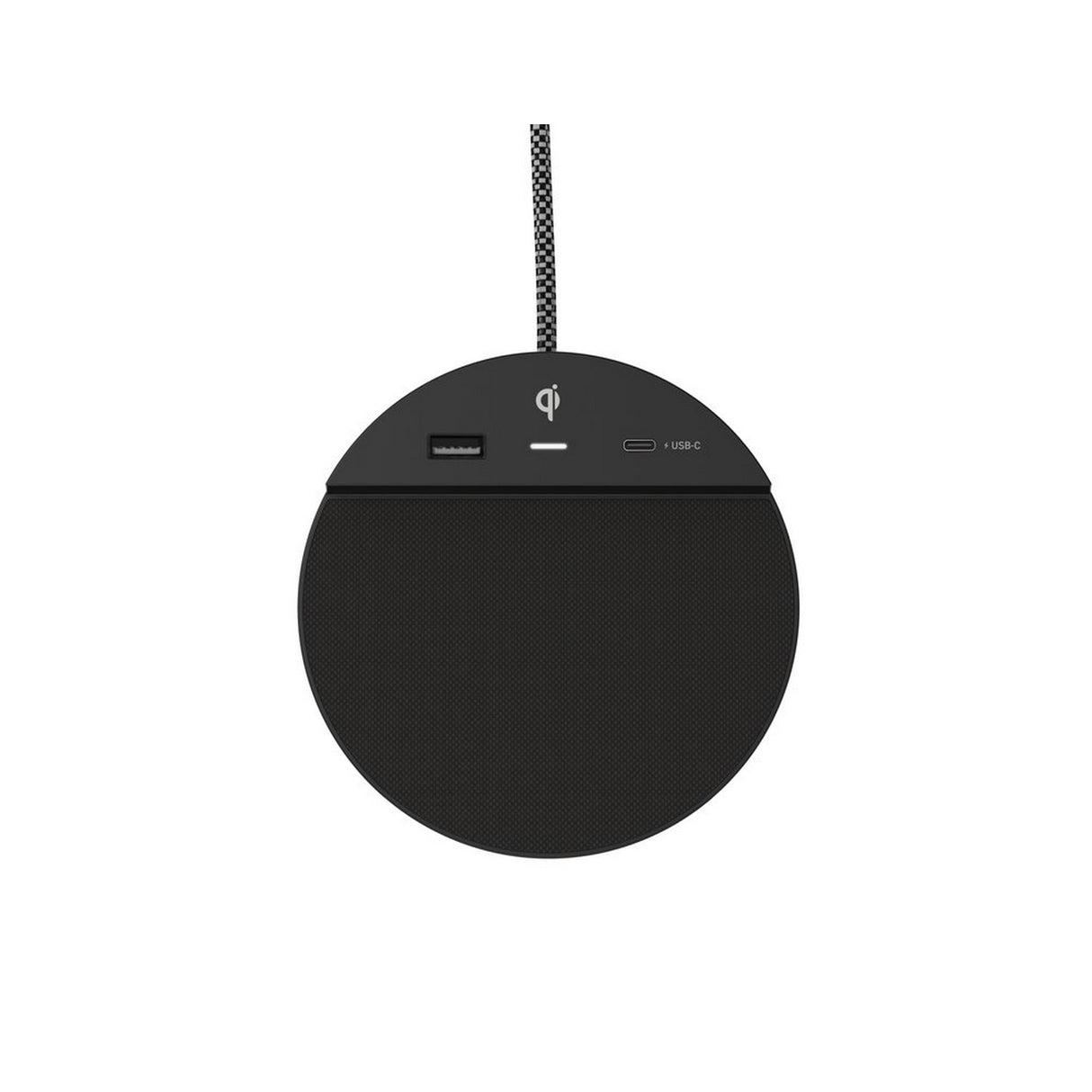 Nonstop Station C Wireless Charger with USB-C, Black