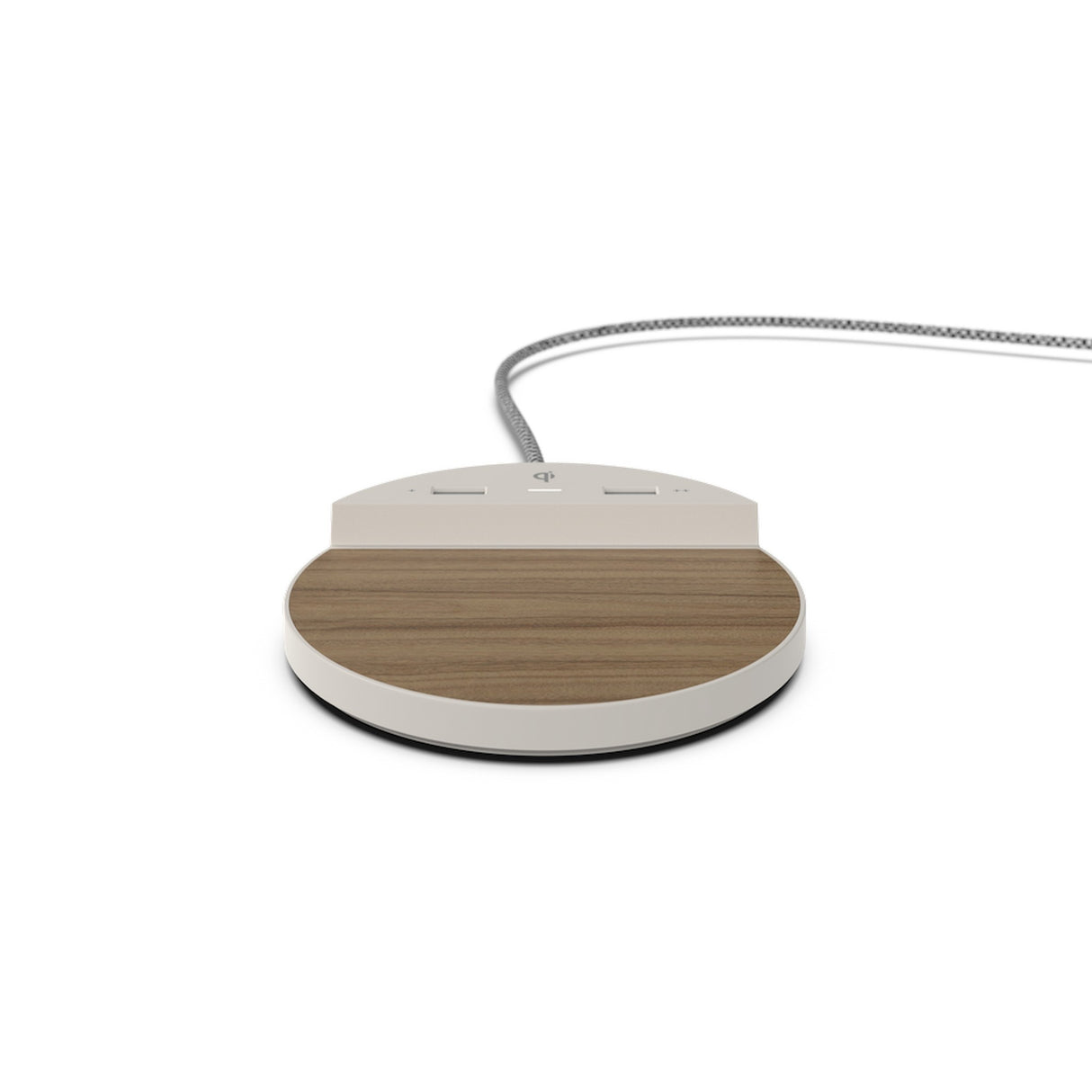 Nonstop Station C Wireless Charger with USB-C, Walnut