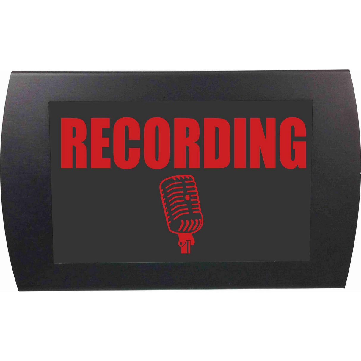 American Recorder OAS-2002M-RD "RECORDING" LED Lighted Sign, Red