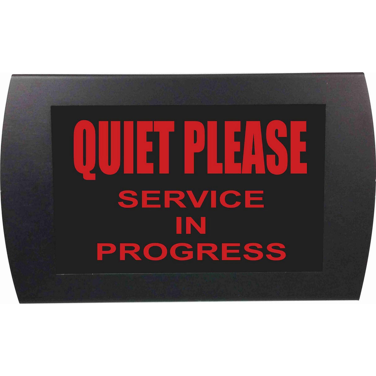 American Recorder OAS-2008M-RD "QUIET PLEASE - SERVICE IN PROGRESS" LED Lighted Sign, Red