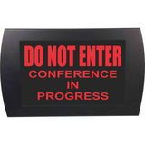 American Recorder OAS-2011M-RD "DO NOT ENTER - CONFERENCE IN PROGRESS" LED Lighted Sign, Red