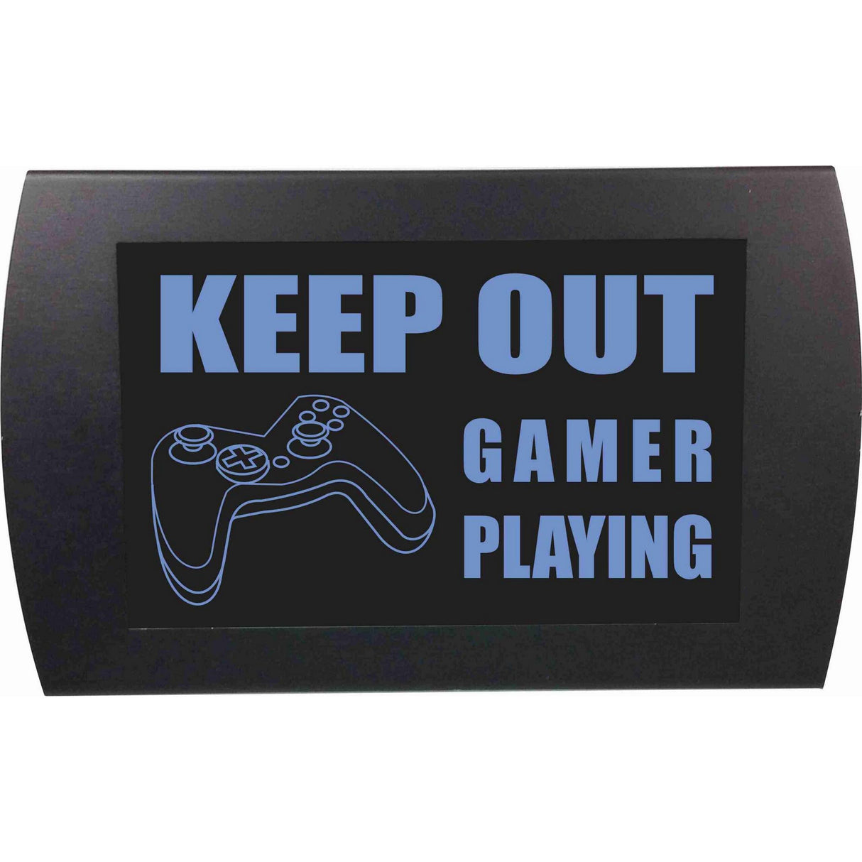 American Recorder "GAMER PLAYING" LED Lighted Sign, Blue