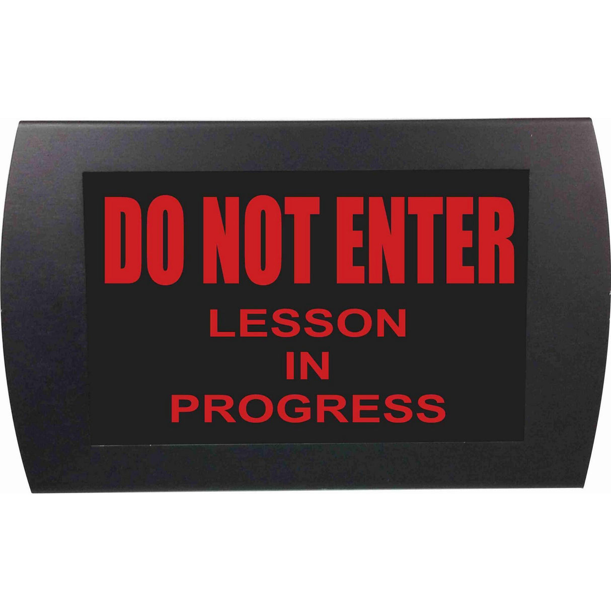 American Recorder OAS-2019M-RD "DO NOT ENTER - LESSON" LED Lighted Sign, Red