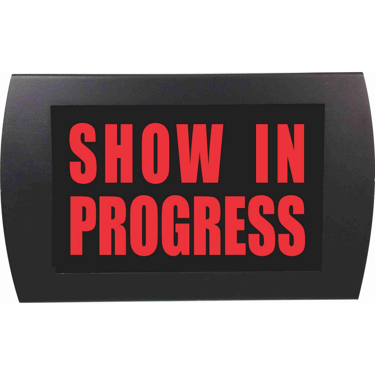 American Recorder OAS-2031M-RD "SHOW IN PROGRESS" LED Lighted Sign, Red