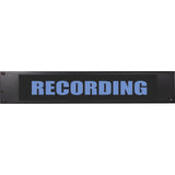 American Recorder ’RECORDING’ 2U Rackmount LED Lighted Sign Blue