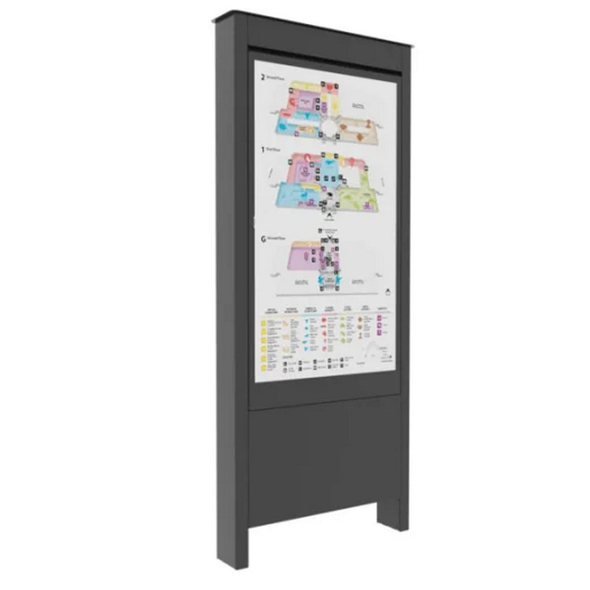 Chief OLF55BP-LG Impact 55-Inch Outdoor Portrait Kiosk for LG XE4F-M Series