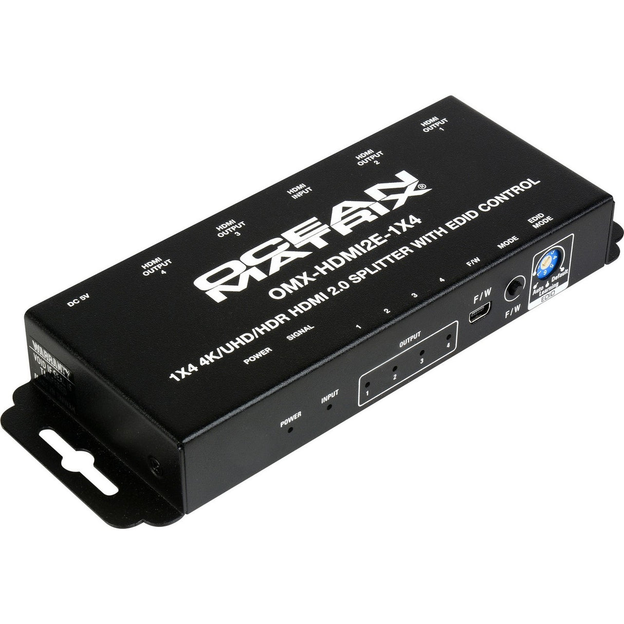 Ocean Matrix OMX-HDMI2E-1X4 1x4 4K UHD HDR HDMI 2.0 Splitter Distribution Amplifier