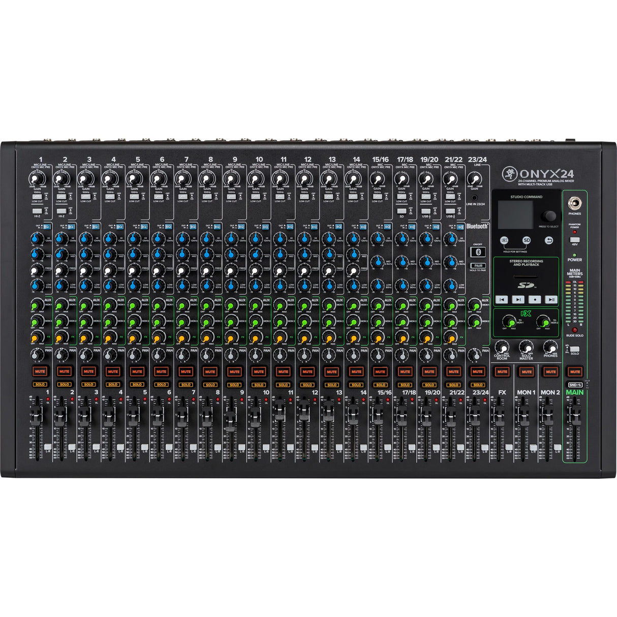 Mackie Onyx24 24-Channel Analog Mixer with Multi-Track USB