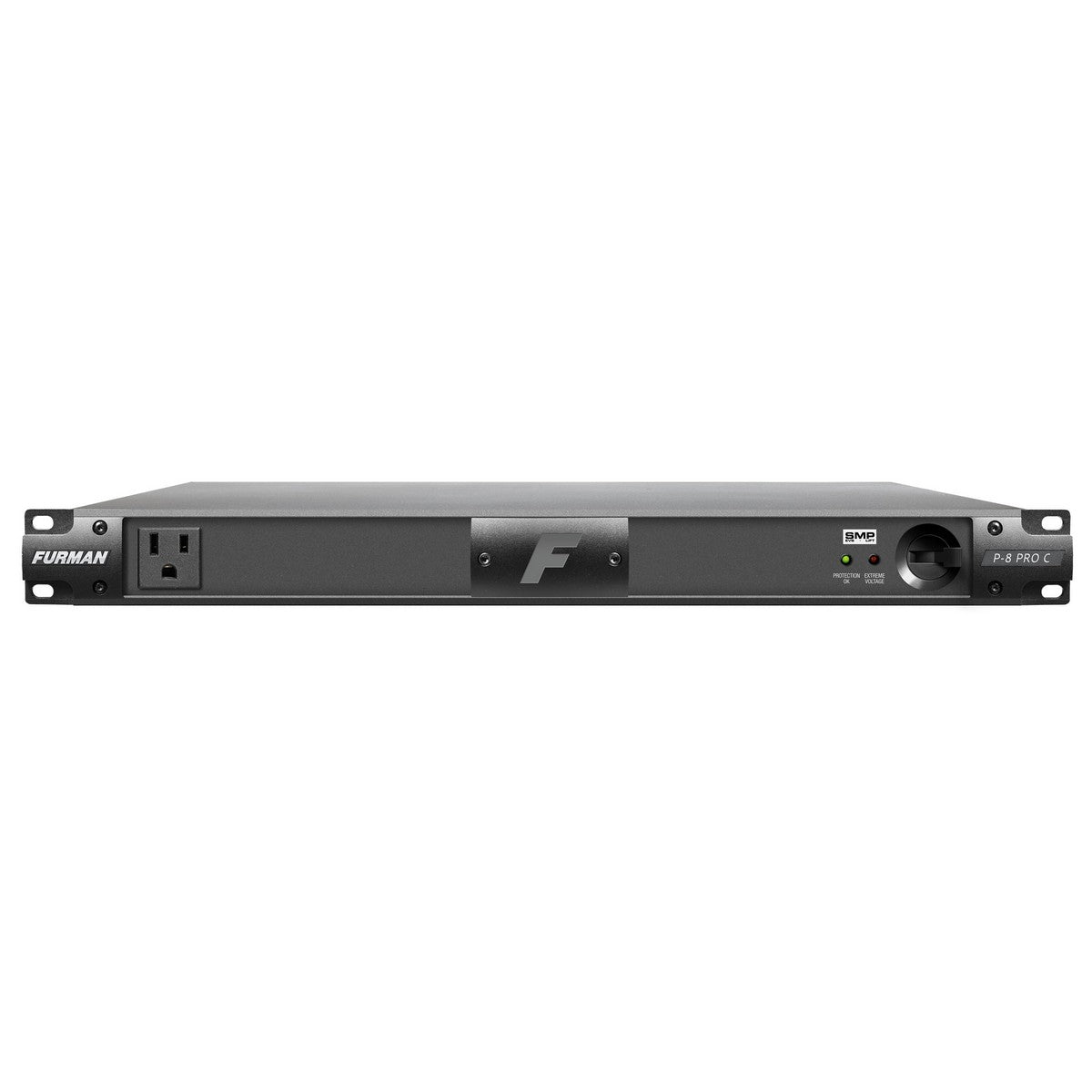 Furman P-8 PRO C | 20A Advanced Power Conditioner with SMP No Lights 9 Outlets 1RU 10 Feet Cord