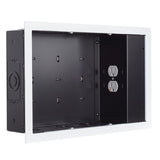 Chief PAC525FWP2 Proximity In-Wall Storage Box with 2 Receptacle Filter and Surge