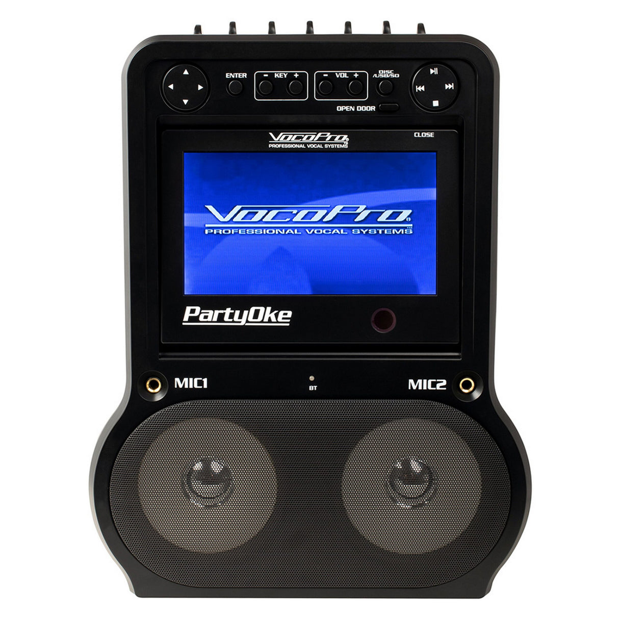 VocoPro PartyOke CDG/DVD/Bluetooth Digital Karaoke System with 7-Inch Display