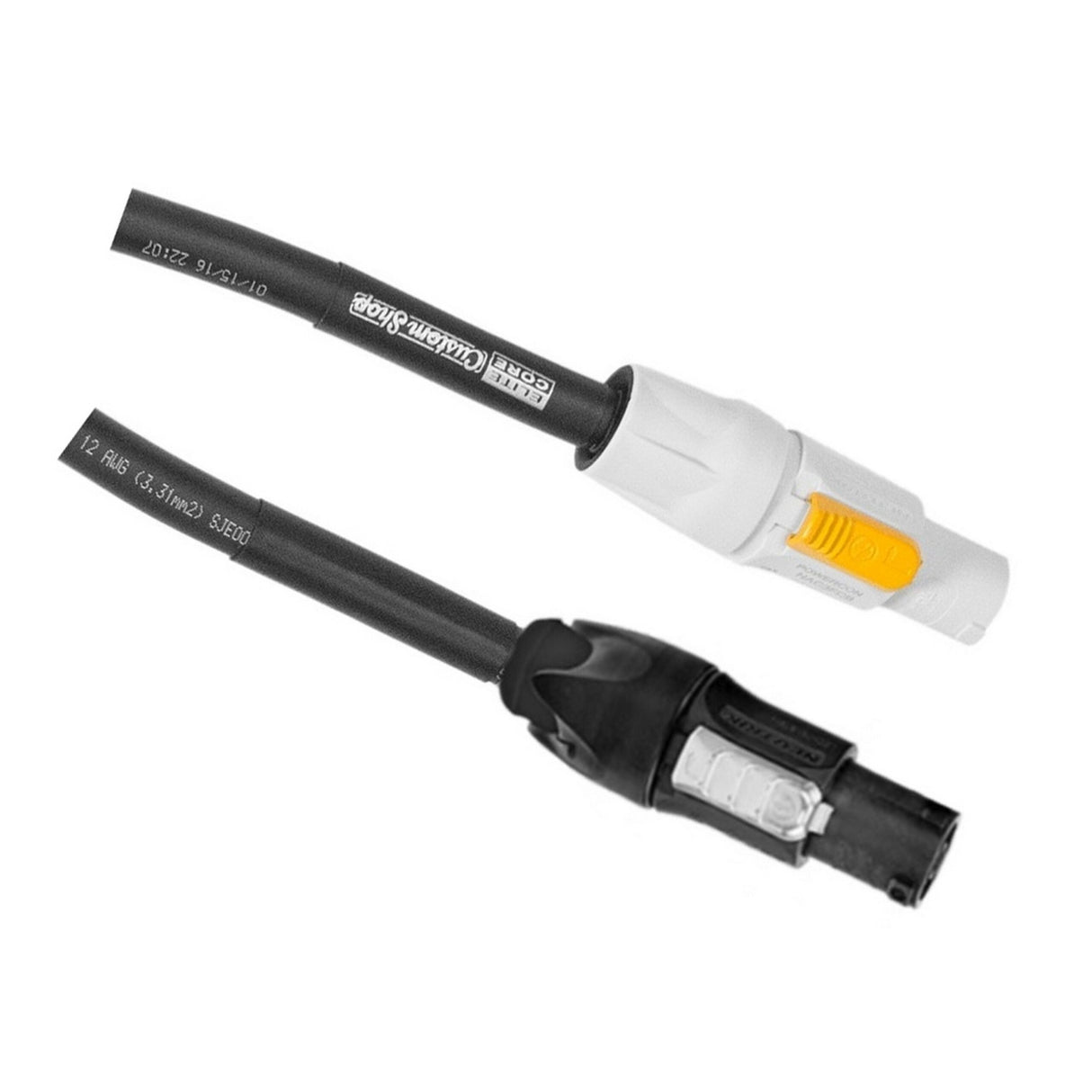 Elite Core PC12-TFB-3 Neutrik Powercon True1 Female to Powercon B Power Cable, 3-Foot