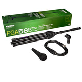 Shure PGA58BTS Cardioid Dynamic Microphone with Cable and Tripod Stand