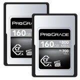 ProGrade Digital PGCFXA160GP2NA 160GB CFexpress 2.0 Type A Memory Card 2-Pack