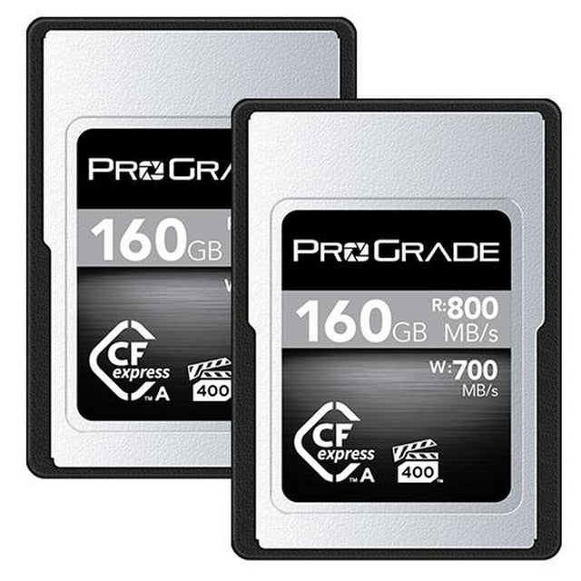 ProGrade Digital PGCFXA160GP2NA 160GB CFexpress 2.0 Type A Memory Card 2-Pack