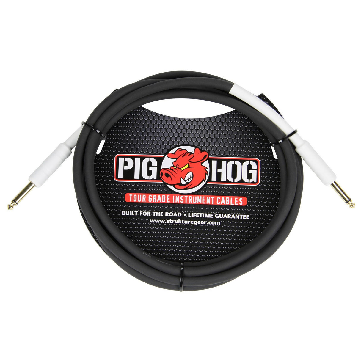 Pig Hog PH10 10ft 1/4-Inch to 1/4-Inch 8mm Instrument Cable