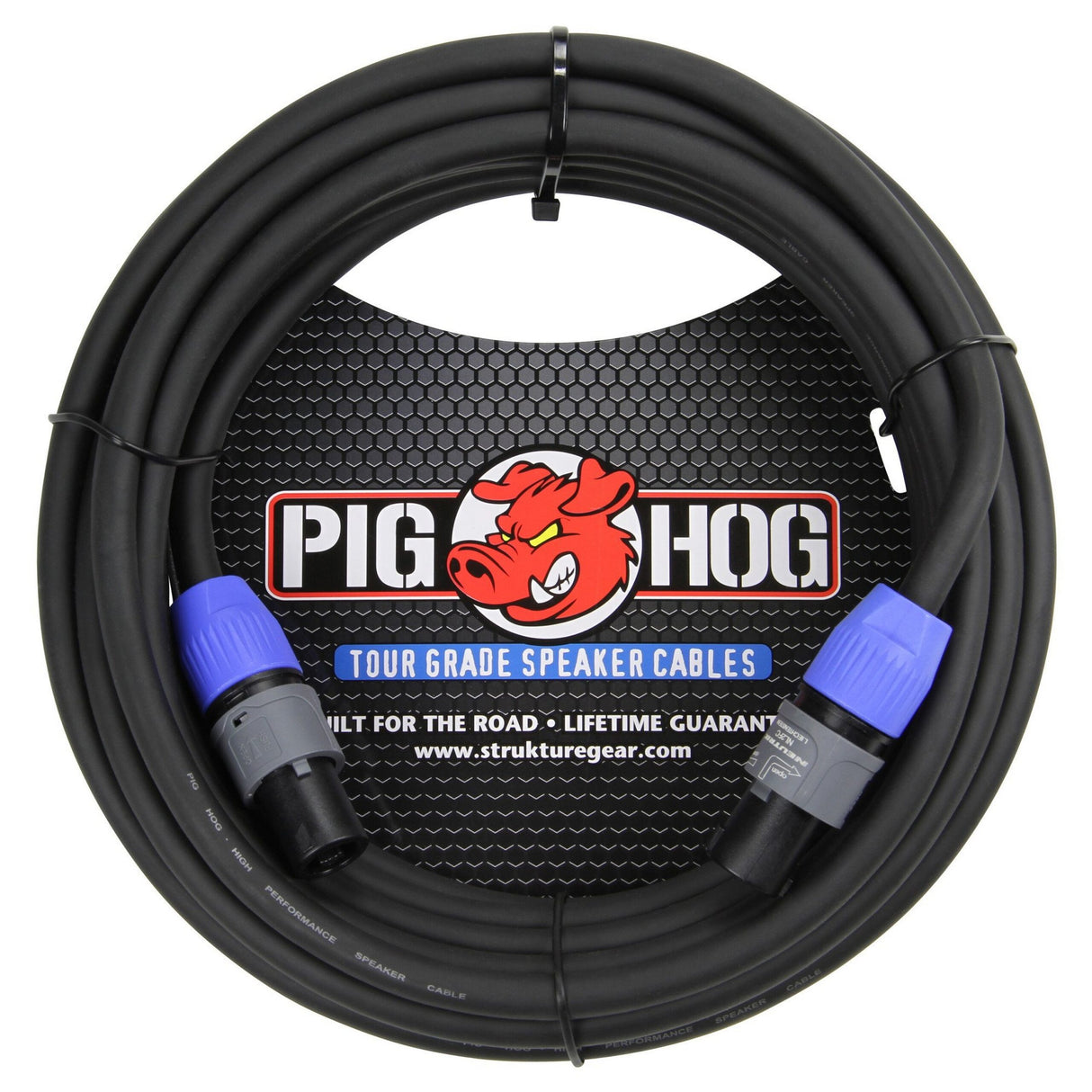 Pig Hog PHSC50SPK 50ft Speaker Cable, S-PackON to S-PackON