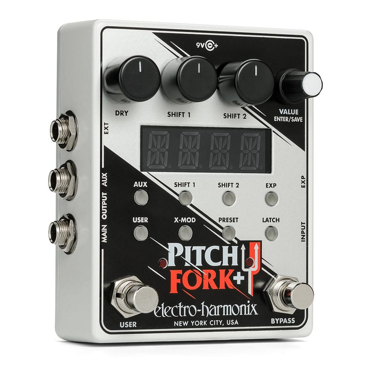 Electro-Harmonix Pitch Fork + Polyphonic Pitch Shifter Effects Pedal