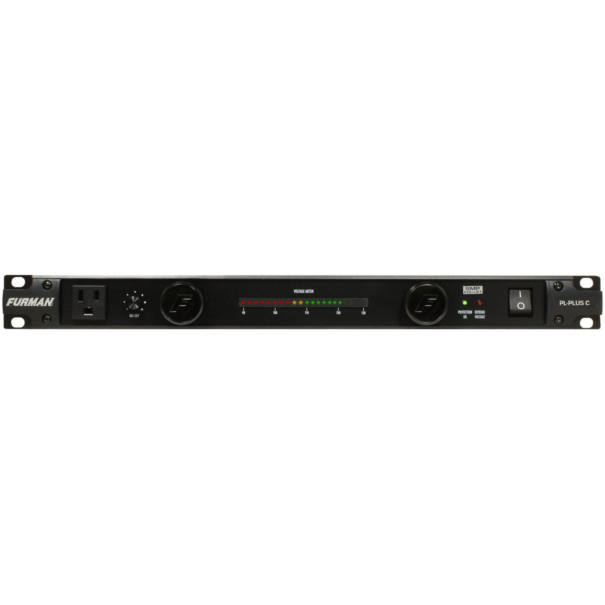 Furman PL-PLUSC 15A Power Conditioner with Lights, Voltmeter