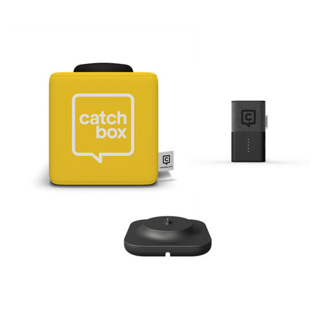 Catchbox Plus Throwable Microphone System with 1 Cube, 1 Clip, and 1 Dock