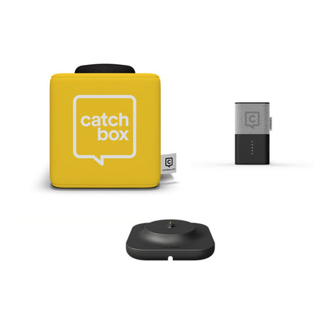 Catchbox Plus Pro Throwable Microphone System with 1 Cube, 1 Clip, and 1 Dock