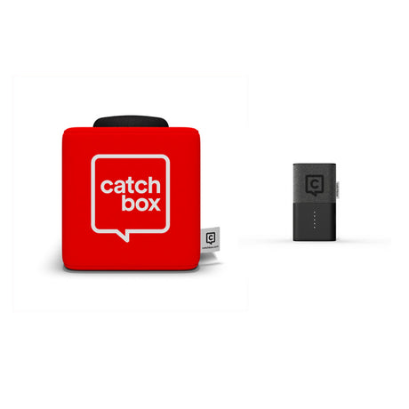 Catchbox Plus Throwable Microphone System with 1 Cube, 1 Clip