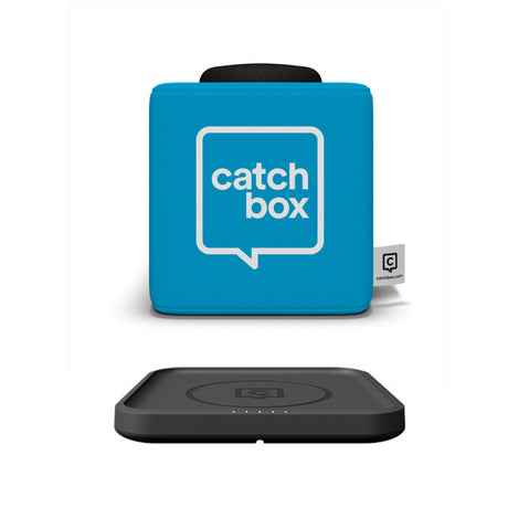 Catchbox Plus Throwable Microphone System with 1 Cube, 1 Wireless Charger