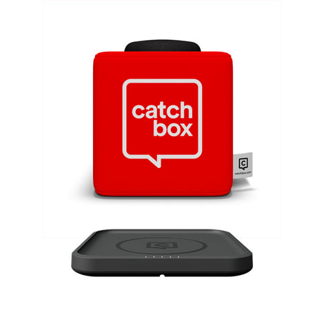 Catchbox Plus Throwable Microphone System with 1 Cube, 1 Wireless Charger