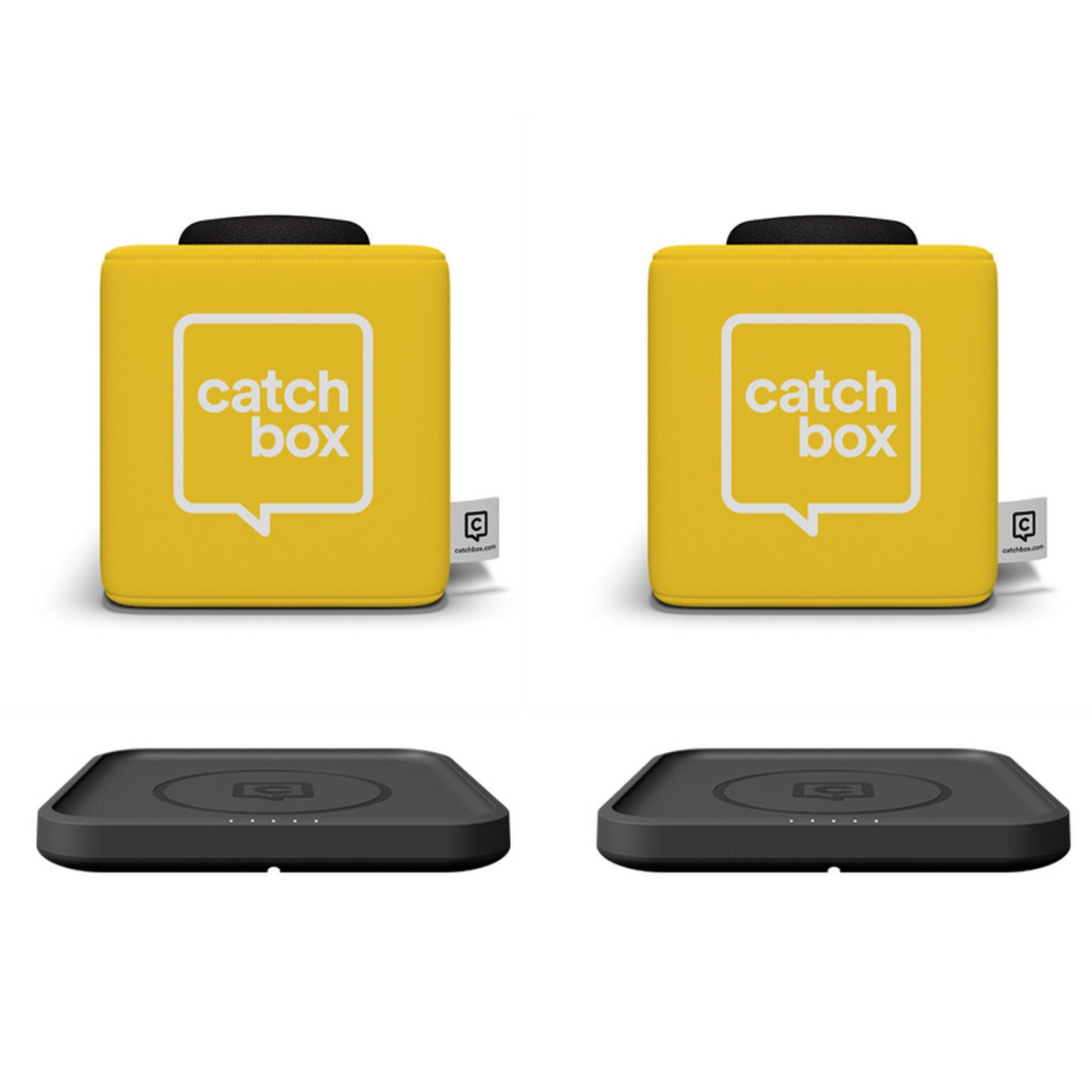 Catchbox Plus Pro Throwable Microphone System with 2 Cubes and 2 Wireless Charger