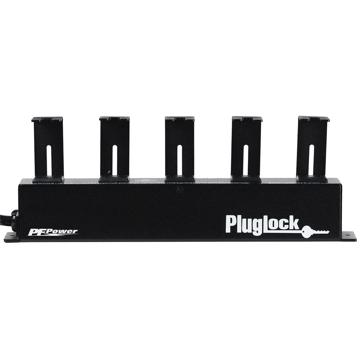 Furman PLUGLOCK | 15A Power Distribution Strip 5 Spaced Outlets with Brackets 5 Feet Cord