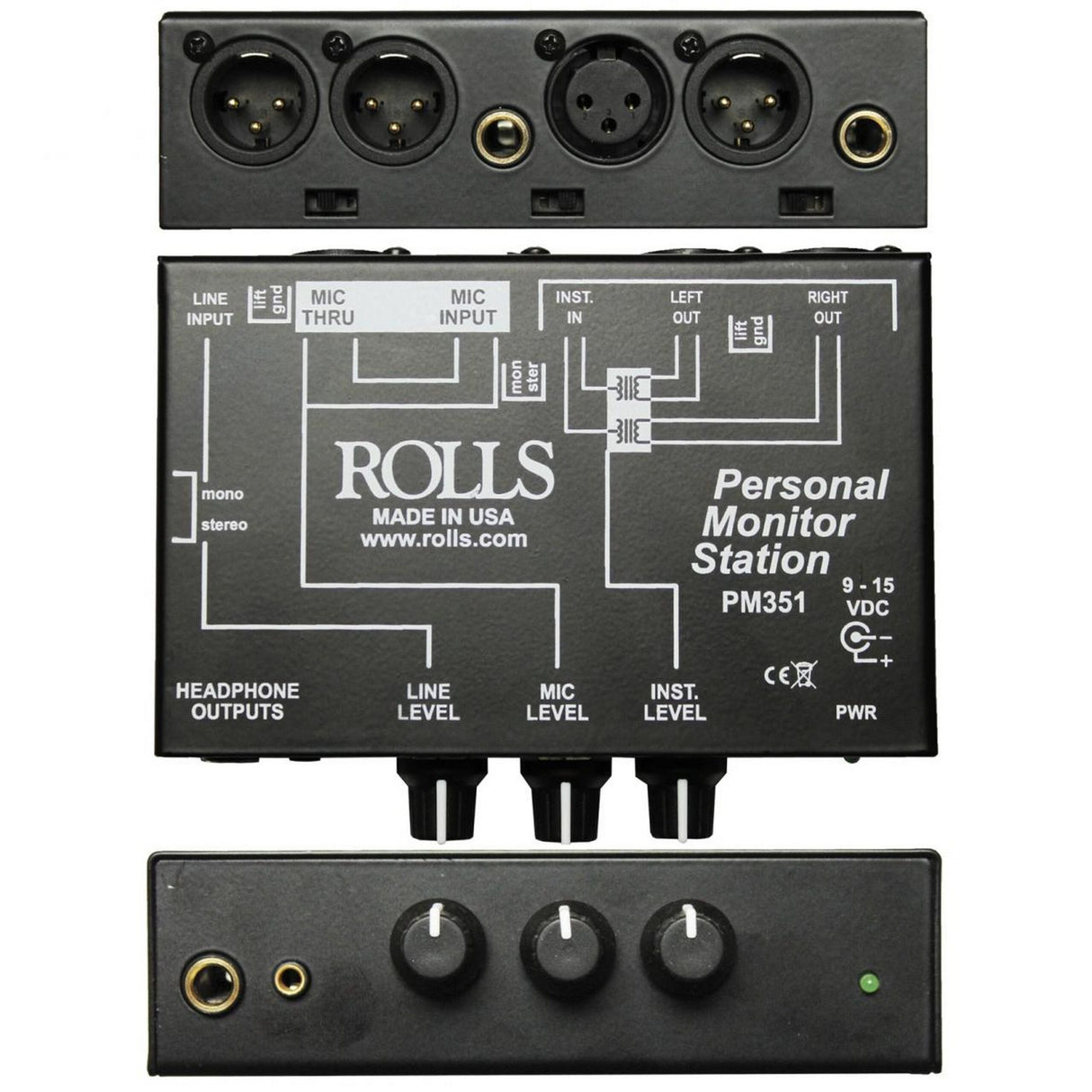 Rolls PM351 Personal Monitor System