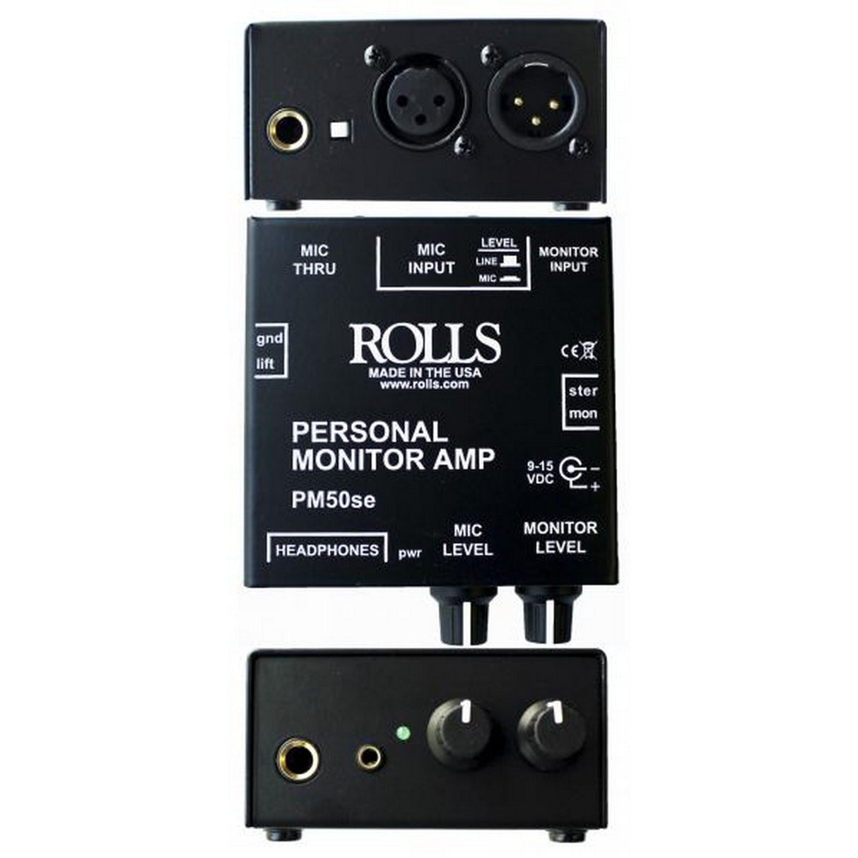 Rolls PM50se Stereo/Mono Line-Level Monitor Amplifier