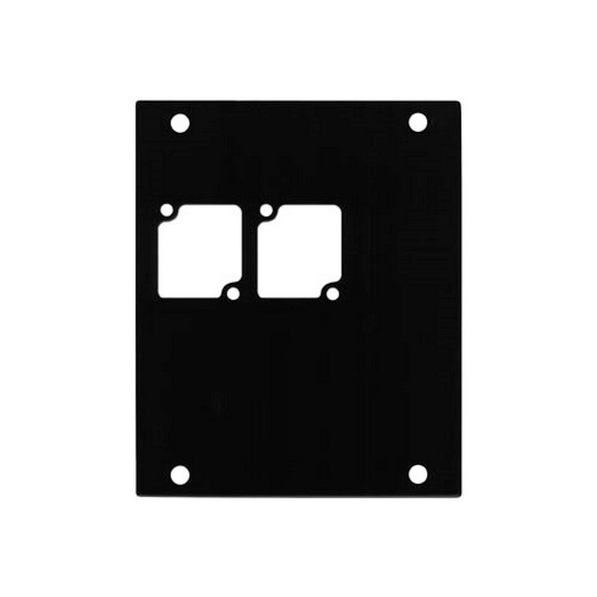 Ace Backstage Co. PNL-102 Aluminum P Panel with 2 Connectrix Cutouts