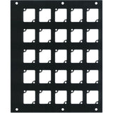 Ace Backstage Co. PNL-1425 Panel Machined for 25 CONNECTRIX Mounts
