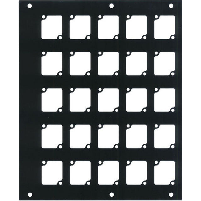 Ace Backstage Co. PNL-1425 Panel Machined for 25 CONNECTRIX Mounts