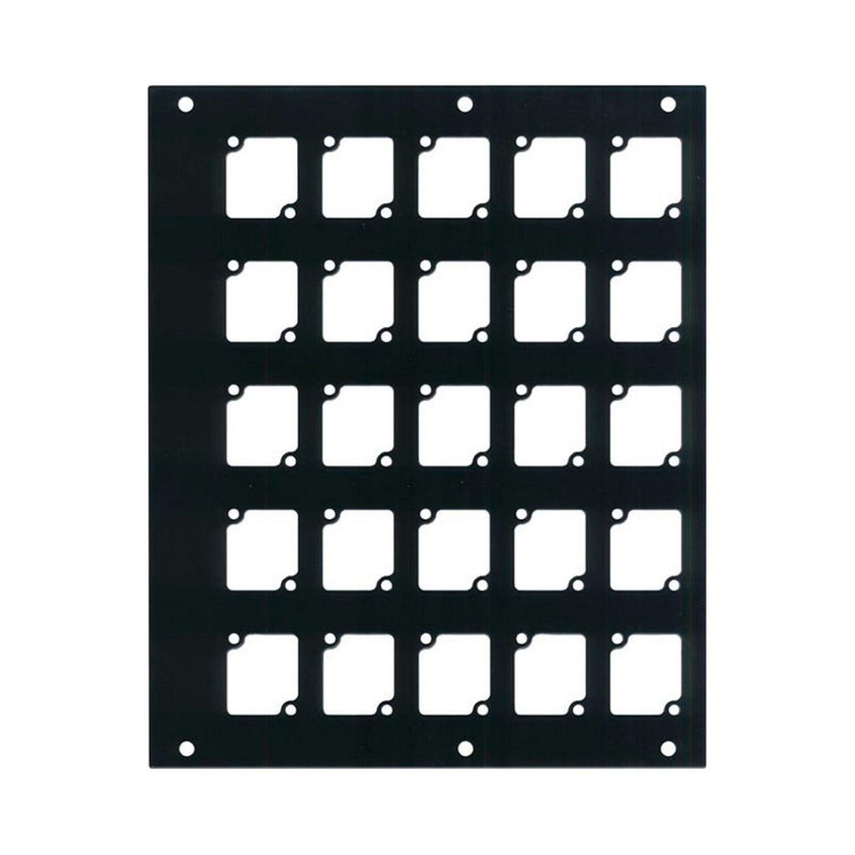 Ace Backstage Co. PNL-1425 Aluminum Super Panel with 25 Connectrix Cutouts