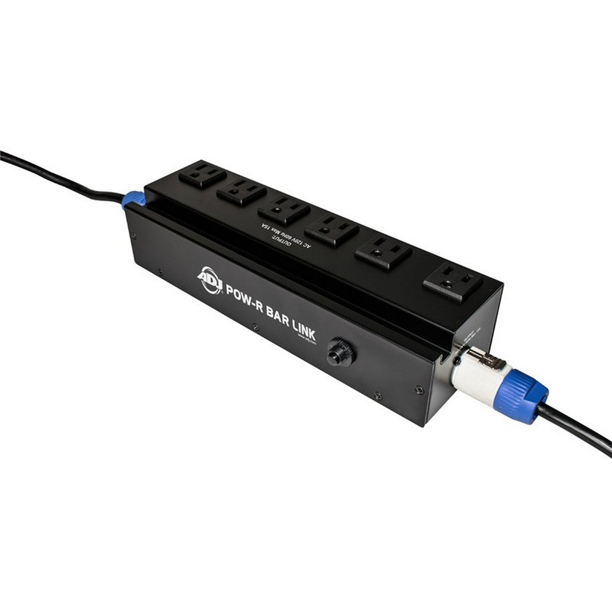 ADJ POW-R-BAR LINK | Six 3 Prong Edison Socket powerCON Power Bar