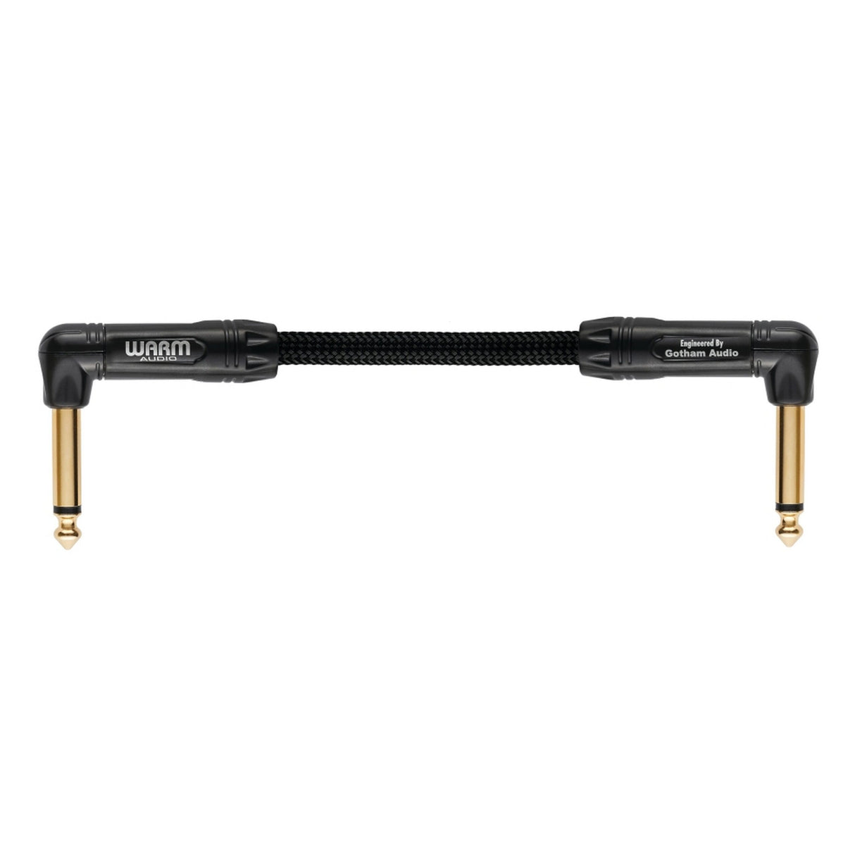 Warm Audio PREM-TS-2RT-6INCH Premier Series Right Angle to Right Angle TS Cable, 6 Inch