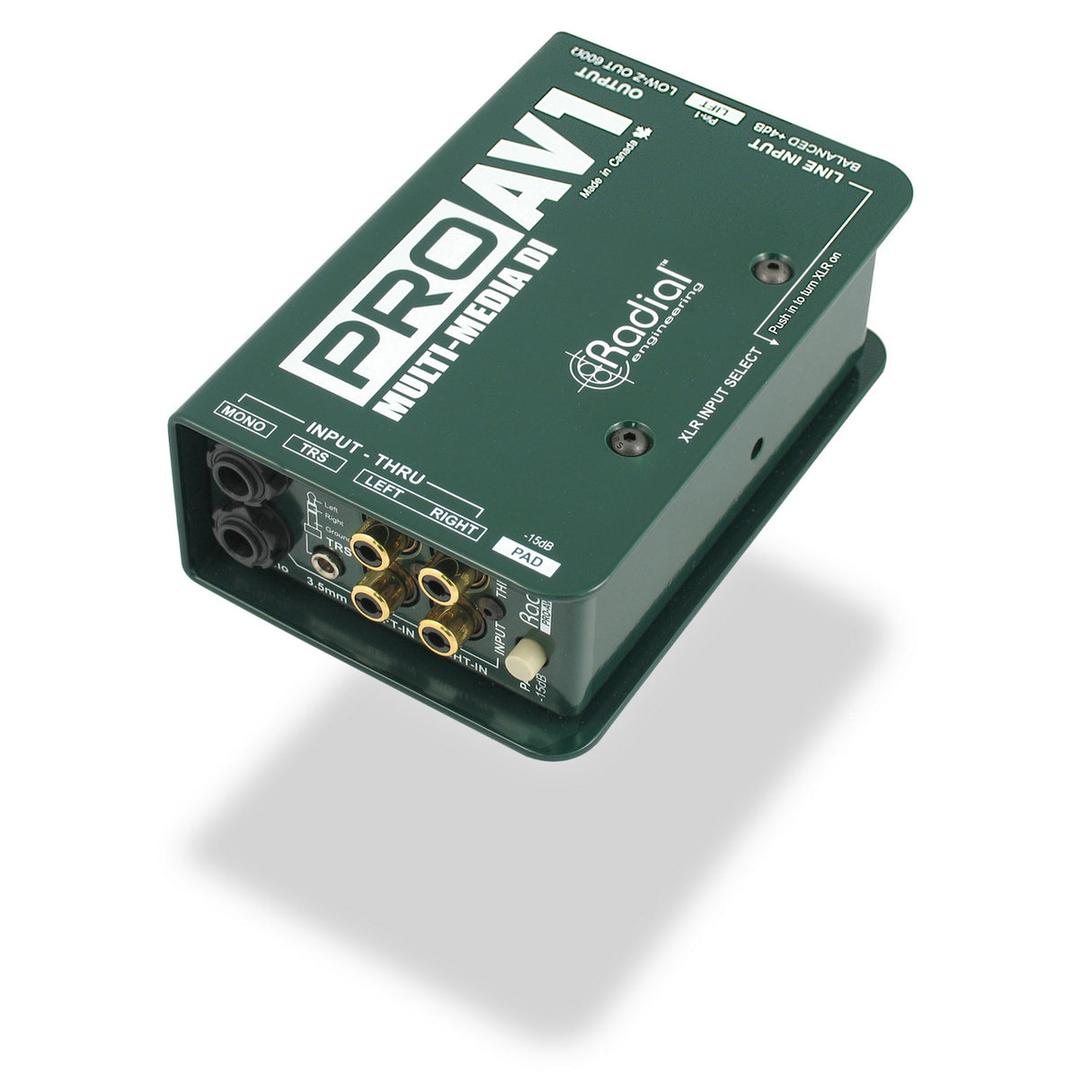 Radial ProAV1 | Single Channel Passive Direct Injection Box