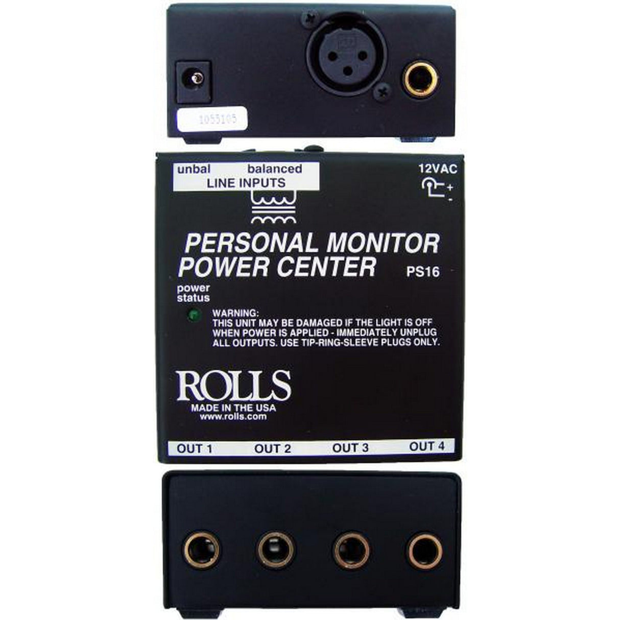 Rolls PS16 Power Center for PM Series Personal Monitors