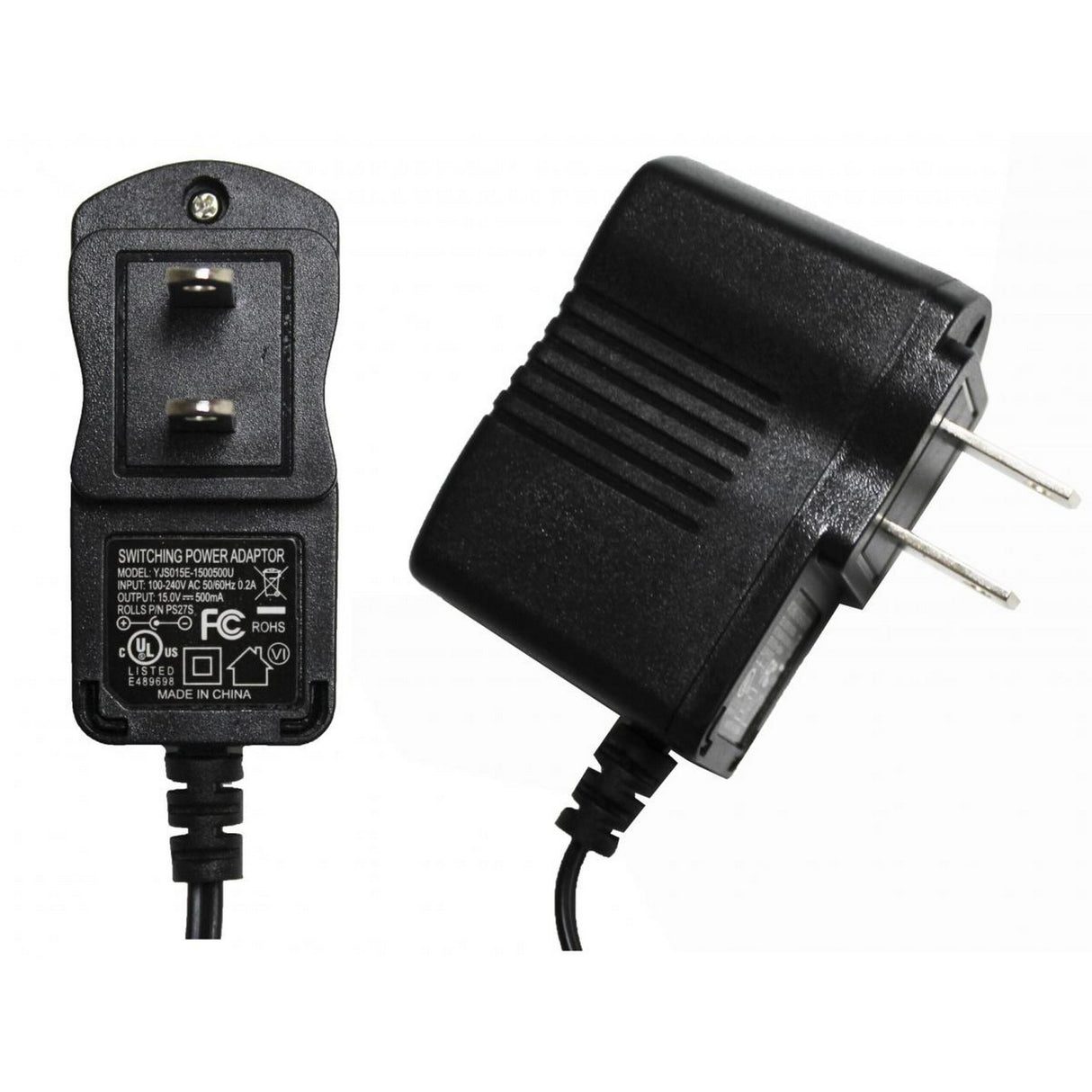 Rolls PS27s 15 VDC 100-240 VAC Power Adapter